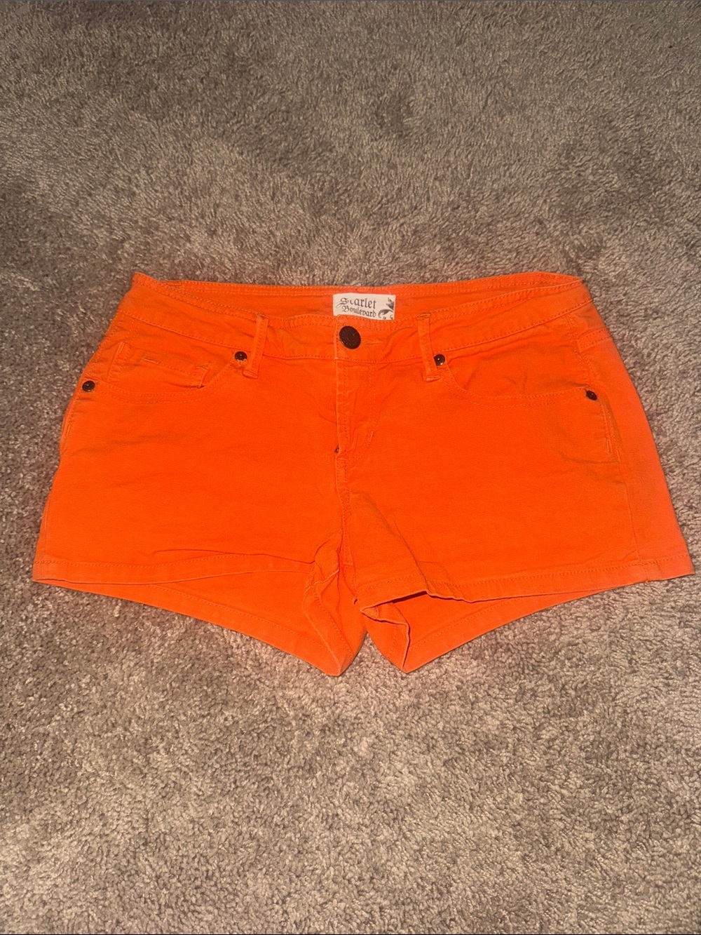 Orange Women’s/Juniors Jean Shorts